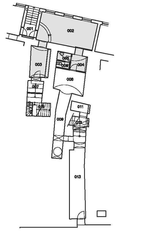 Přízemí šedé plochy k pronájmu - 45m2