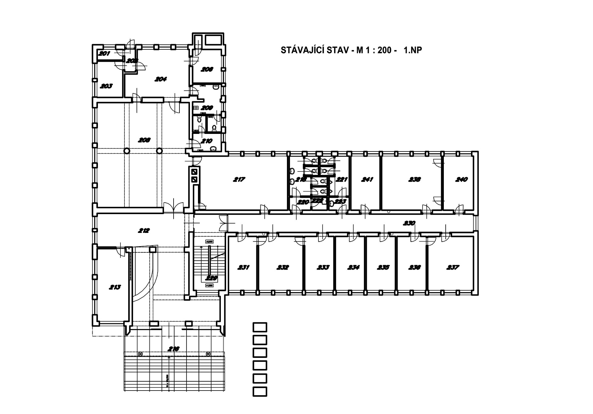 1NP plocha k pronájmu je obsazena